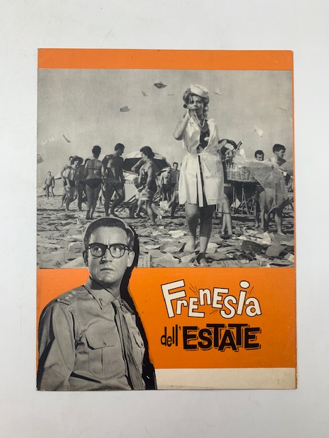 Frenesia dell'estate con Vittorio Gassman, Sandra Milo. Regia di Luigi Zampa (pieghevole promzionale)